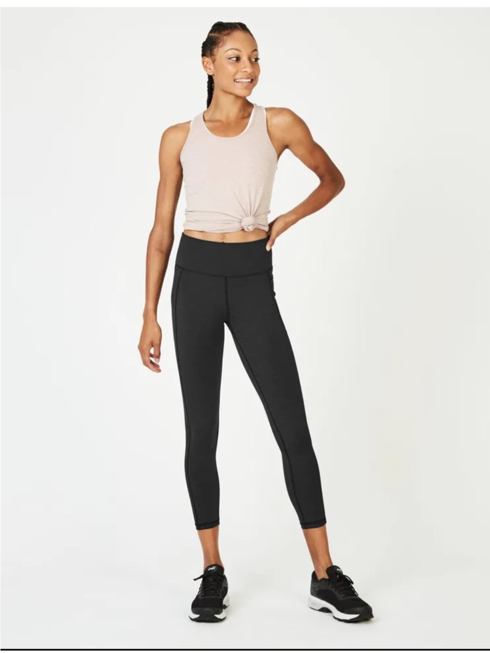 Sweaty Betty Black High-Rise Crop Leggings